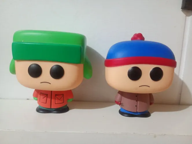Fundos pop South Park Kyle e Stan/Boneco/Brinquedo