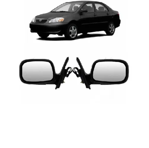 Par Retrovisor Toyota Corolla 2003 2004 05 2006 2007 Elétrico Sem Pisca