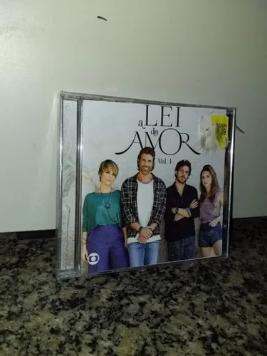 CD lacrado com trilha sonora da novela A Lei Do Amor - volume 1