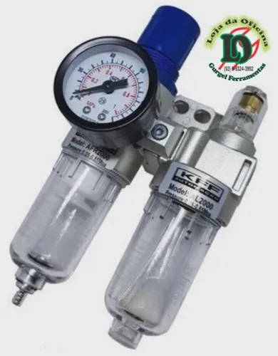 Filtro Ar Regulador Lubrificador 1/4 Conjunto Lubrifil Pdr