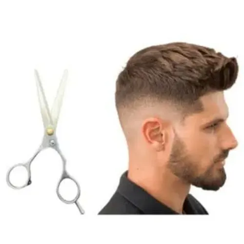 Tesoura para cabelo e barba Profissional em inox