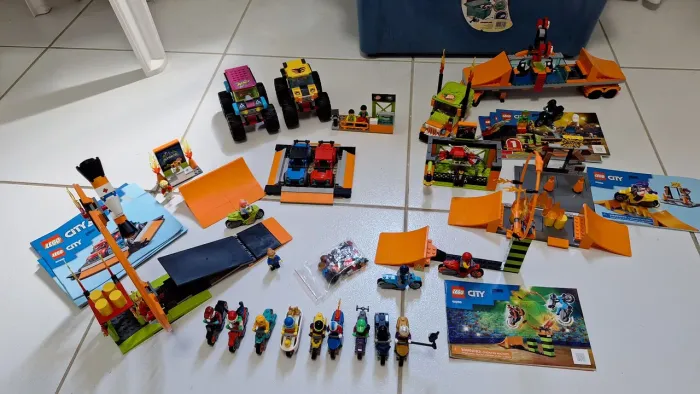 Lego Stuntz Wave 1 completa