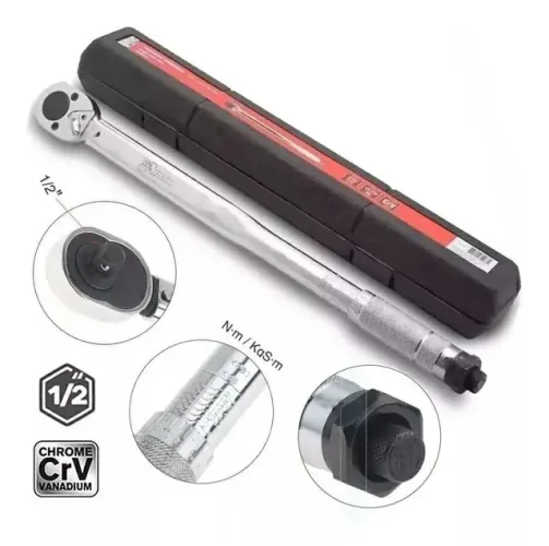 Torquímetro de Estalo 28 - 210 Nm com Encaixe de 1/2 Pol. - Pronta Entrega