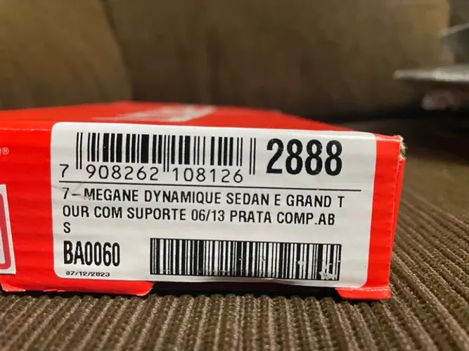 Moldura prata megane 2 dim padrão japonês 