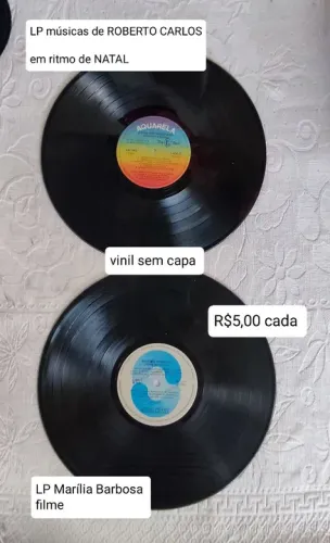 LPs de Vinil sem capa vários.