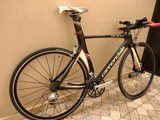 Bike Bicicleta Cannondale Slice Tt Triathlon Tam 54 Carbono" 