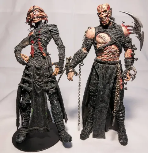 8 peças Cliver Barker 2001 Action Figure Tortured Souls Collection