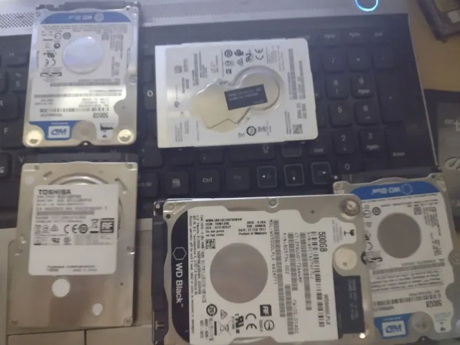 HD de 500 gigas 100% testado mas case nova na caixa