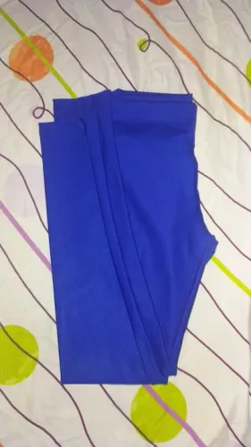 Calça legging azul Royal Tam M, produto novo