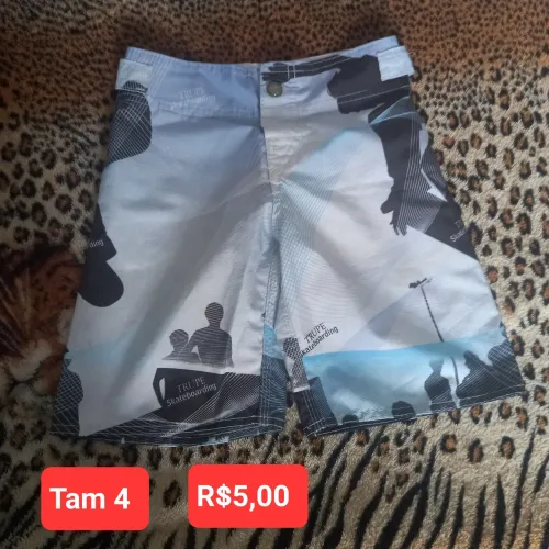 Short de Praia Trupe Tamanho 4
