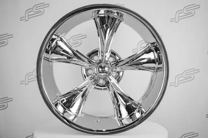 Jogo de Rodas Ridler 695 Cromada 20 / Talas 8,5 e 10 / furação 5x114,3
