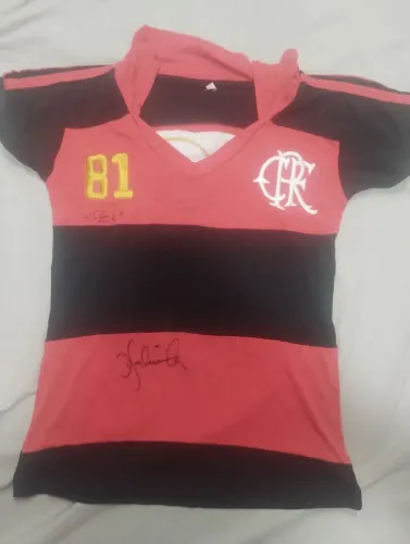 Camisa Flamengo autografada