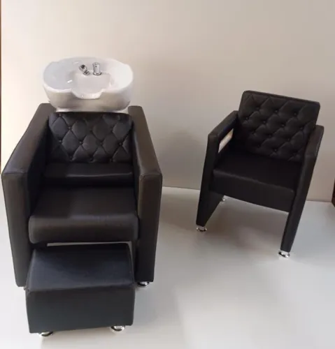 Cadeira hidráulica para barbearia 