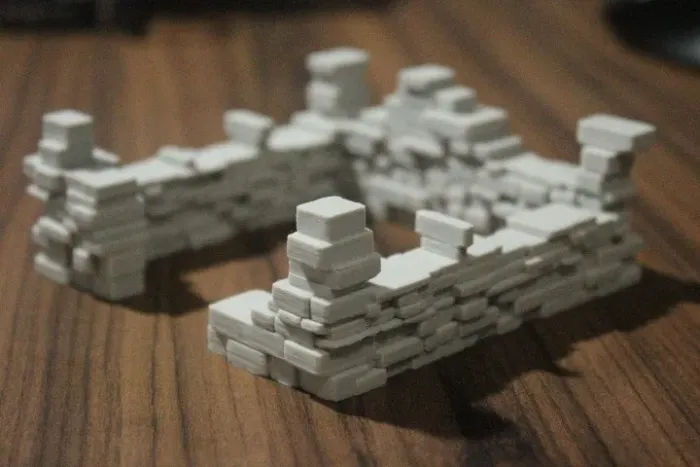 ruina peça para cenário tile rpg deserto 3.5 warlock modular dungeons and dragons D&D war
