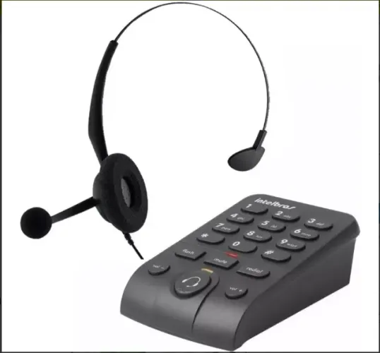 Headset Telefone Intelbras Hsb50 Telemarketing - Atendimento (Usado)
