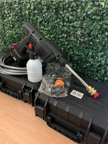 Lavadora Portátil 48v Alta Pressão Recarregável Cor Preto