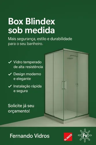 Box Blindex para Banheiro
