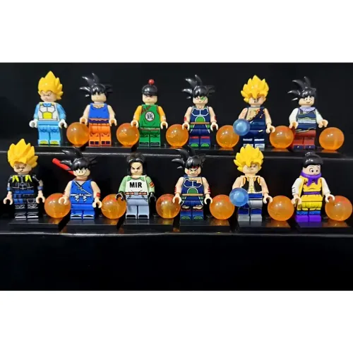 10 miniaturas Dragon Ball - blocos de montar estilo lego