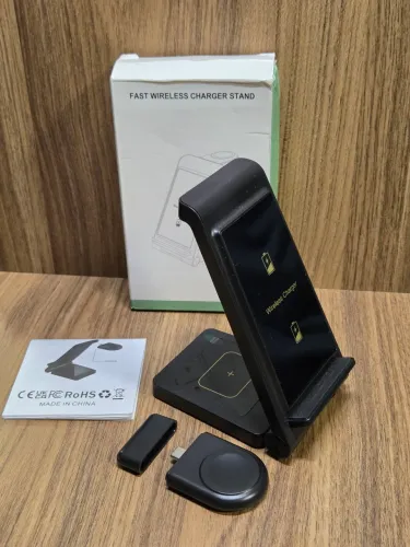 Carregador Wireless 3 em 1 30W