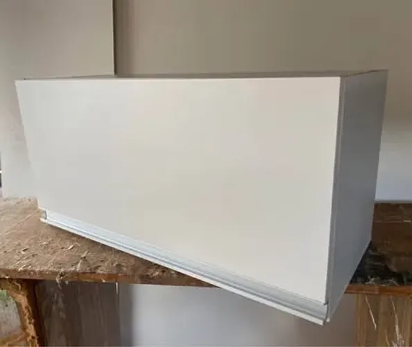 Armário lavanderia basculante de mdf branco