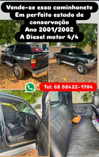 Toyota Hilux CD SRV 4X4 3.0 8V 116cv TB Diesel 2002