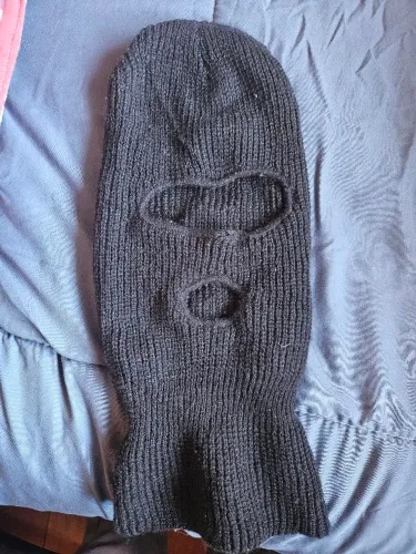 Touca para moto Balaclava preta