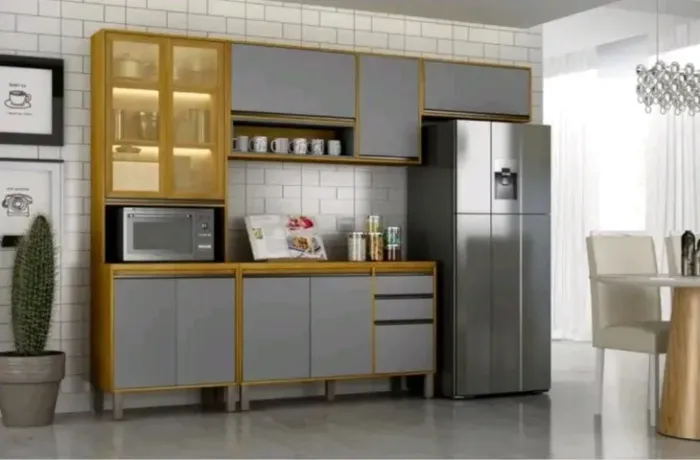 Armário de Cozinha 10 Portas 2 Gavetas