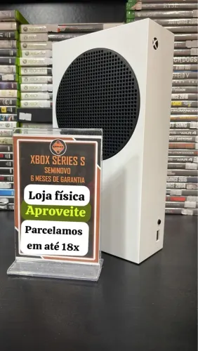 Xbox Series S em até 18x / loja física - 6 meses de garantia