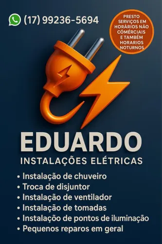 ? Eletricista - Pequenos reparos e instalações ?