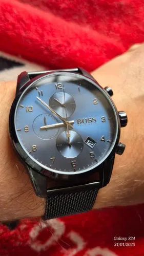 Relógio Masculino Hugo Boss Cronógrafo Azul