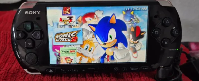 PSP desbloqueado 100 jogos 