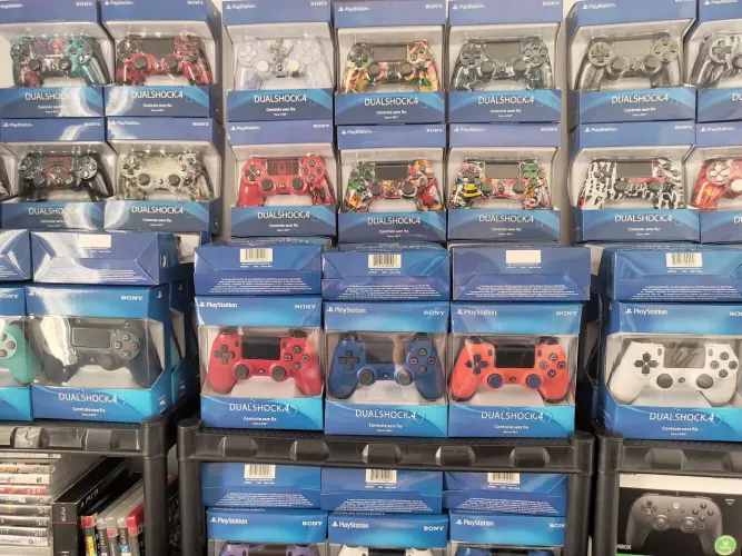 Controles PS4 TV PC - Várias Cores e Edições