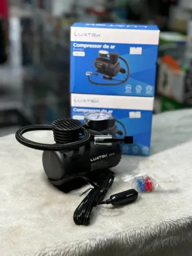 Mini Compressor Ar Automotivo 12v 250 Psi Reforçado - LUATEK 