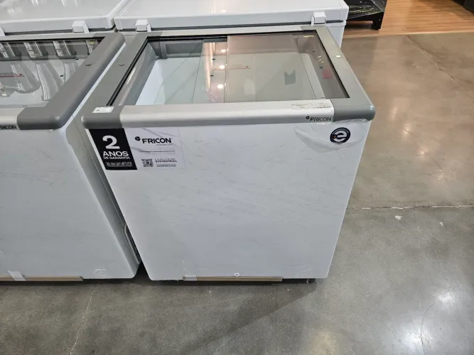 freezer horizontal para sorvetes 216L -22ºc - novo a pronta entrega