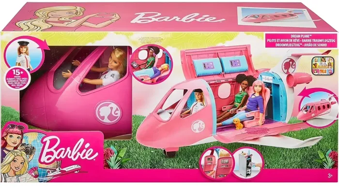 Barbie Explorar E Descobrir Jatinho De Aventuras - Mattel Cor Rosa