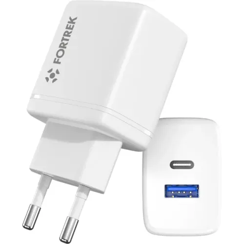  Carregador de Parede Fortrek 20W FK 110B (2 USB)(1 USB-C)(1 USB) - WZetta