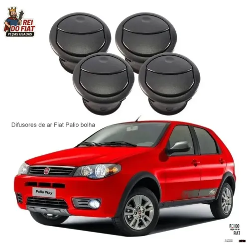 Difusores de ar Fiat Palio bolha