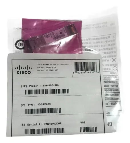 Modulo Gbic Cisco Sfp-10g-sr= Multimod 10 Giga Original