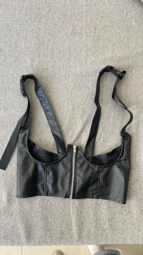 Corset feminino de courino