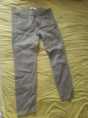 Calça estonada zara