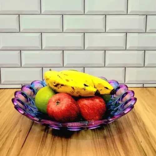 Centro de Mesa / Fruteira em Acrílico Bicolor - Elegância e Versatilidade!