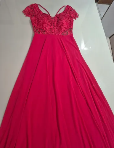 Vestido longo Pink belíssimo também M
