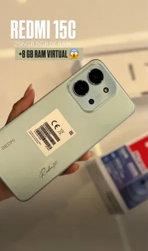 Redmi 15C 256GB 08GB RAM Lançamento Somente Hoje R$999,00 Entregamos 
