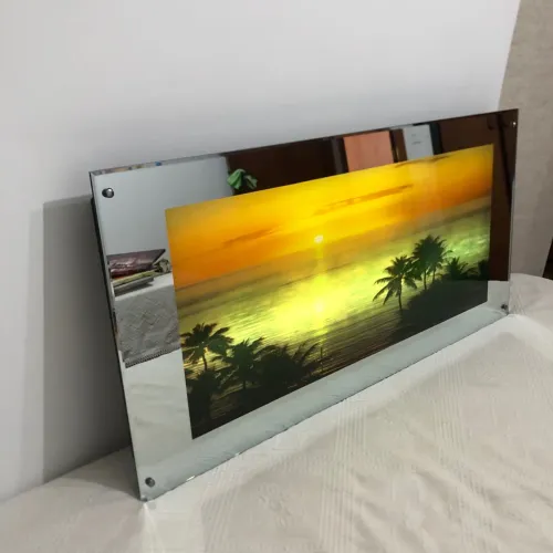 Quadro moldura de vidro / espelho