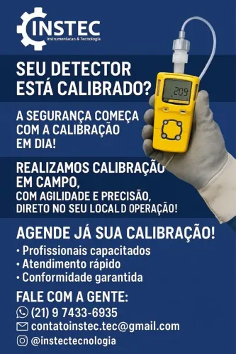 CALIBRAÇÃO DE DETECTORES DE GASES 