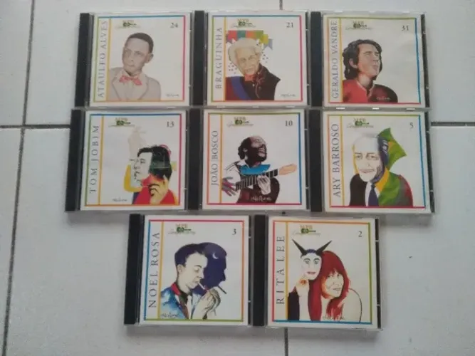 Coleção 8 Cds Mpb Compositores