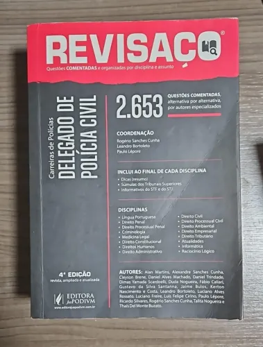 Livro Revisaço Delegado de Polícia Civil - 4ª Edição 2017