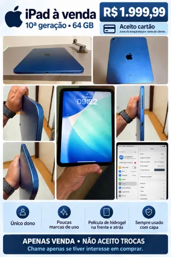 iPad 10ª Geração 64 GB