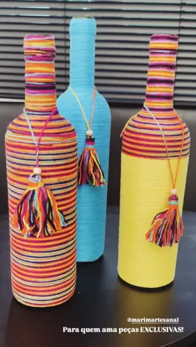 Garrafas Decorativas - Peças exclusivas