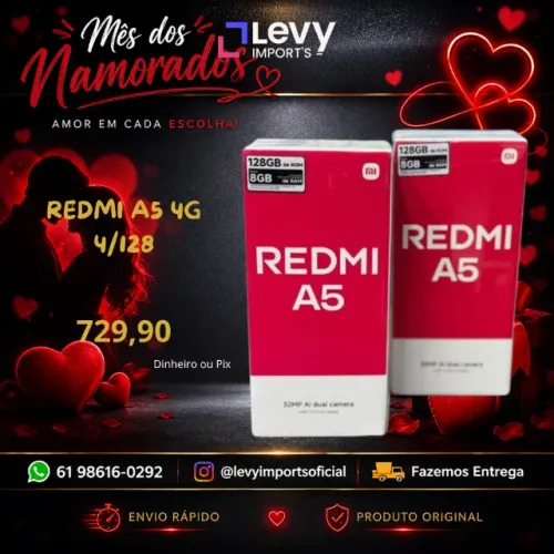 Smartphone Redmi A5 4 Ram 128 GB